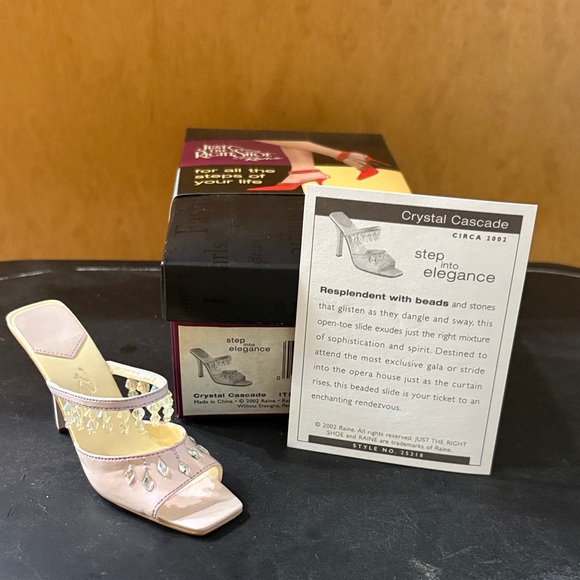 Just The Right Shoe Shoes - Just The Right Shoe Crystal Cascade Pink Heels